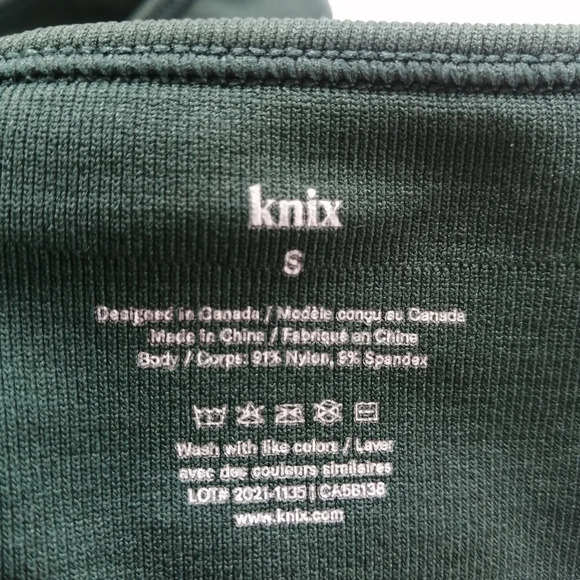 Knix Good to Go Seamless Tank in Green Small (Fits 32A-D) - Picture 12 of 16